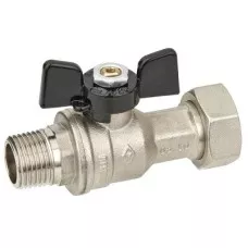 Кран шаровый с накидной гайкой, НP/ВР Bugatti, 3/4" х 3/4"