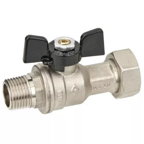 Кран шаровый с накидной гайкой, НP/ВР Bugatti, 3/4" х 3/4"