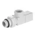 Набор дизайн-вентилей Royal Thermo CUBE 1/2" осевой белый, RTE 56.0003, НС-1422572 Набор дизайн-вентилей Royal Thermo CUBE 1/2" осевой белый, RTE 56.0003, НС-1422572