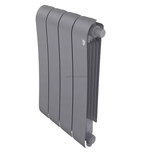 Радиатор биметаллический Royal Thermo Infinity 500 Silver Satin VR80 - 4 секции НС-1658387