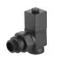 Набор дизайн-вентилей Royal Thermo CUBE 1/2" черный, RTE 56.0009, НС-1422578