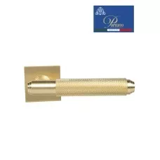 Дверная ручка на розетке Portuno Exa Zig 201.07 Матовое золото Дверная ручка на розетке Portuno Exa Zig 201.07 Матовое золото