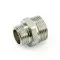 Ниппель НН переходной 1/2" x 3/8" никелированный Италия SFT-0004-001238