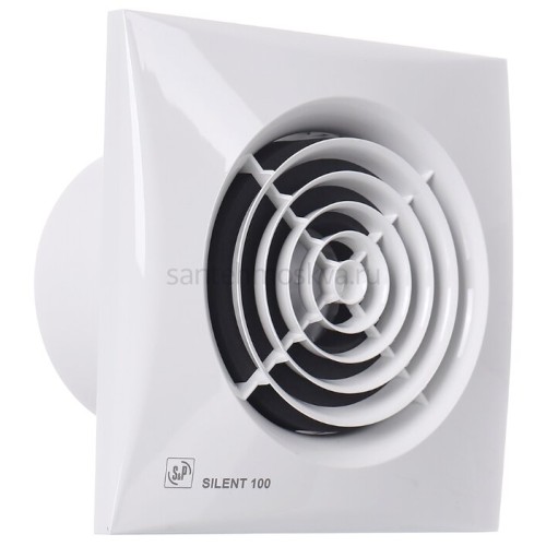 Вытяжной вентилятор Soler & Palau SILENT-100 CZ, white 8 Вт (Сайлент)