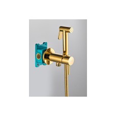 Гигиенический душ AL-859-08 золото, со смесителем, Гл000024685