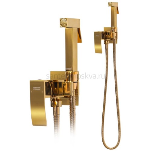 Гигиенический душ Grocenberg GB007 золото (встраиваемый) (Гроценберг)