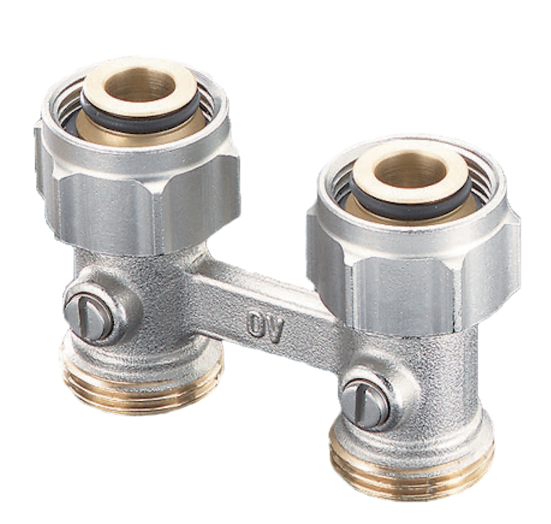 Oventrop Запорно-присоединительный (ZB) узел Multiflex F прямой, для ...